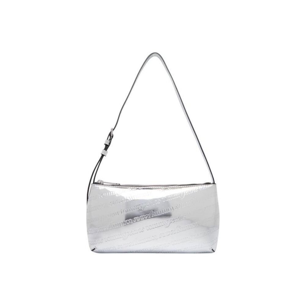 Tommy Hilfiger Jeans Silver Polyethylene Women's Handbag